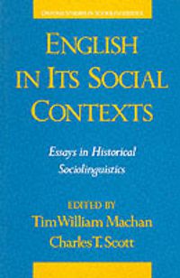 Cover image for English in Its Social Contexts