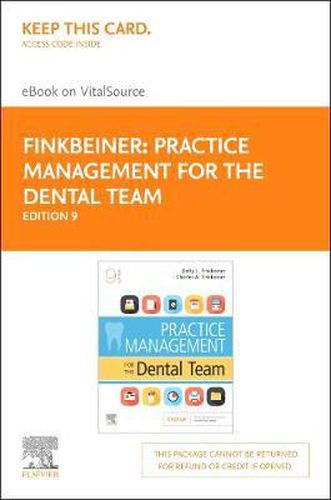 Cover image for Practice Management for the Dental Team Elsevier eBook on Vitalsource (Retail Access Card)