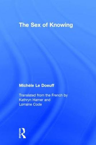 Cover image for The Sex of Knowing