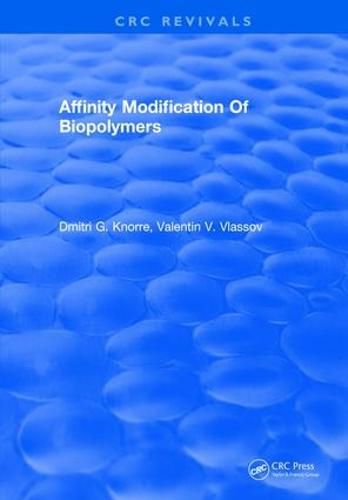 Cover image for Affinity Modification of Biopolymers