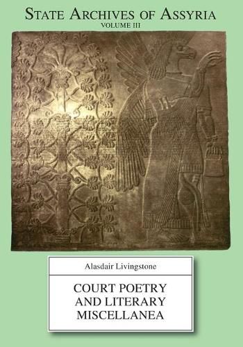 Cover image for Court Poetry and Literary Miscellanea