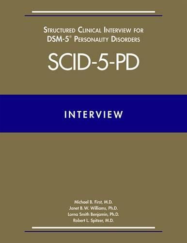 Structured Clinical Interview for DSM-5 Personality Disorders (SCID-5-PD) (Pack of 5)