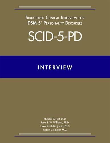 Cover image for Structured Clinical Interview for DSM-5 Personality Disorders (SCID-5-PD) (Pack of 5)