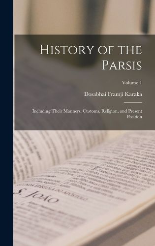 Cover image for History of the Parsis