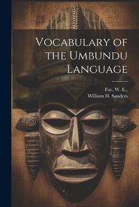 Cover image for Vocabulary of the Umbundu Language