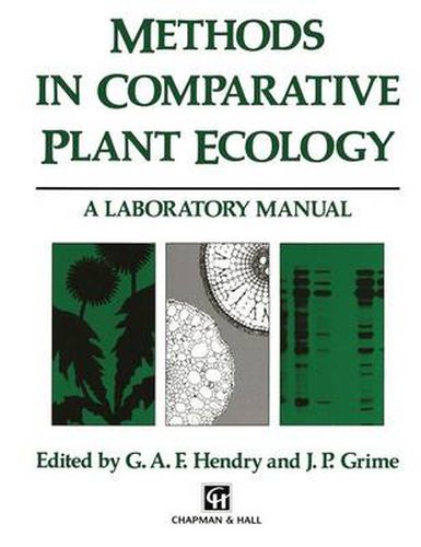 Cover image for Methods in Comparative Plant Ecology: A laboratory manual