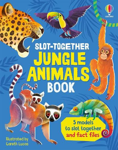 Cover image for Slot-Together Jungle Animals Book