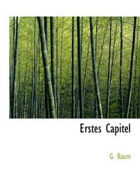 Cover image for Erstes Capitel