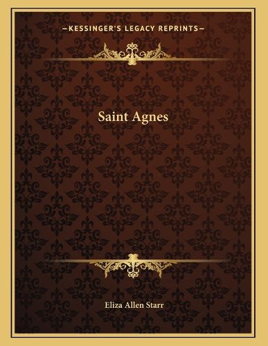 Cover image for Saint Agnes
