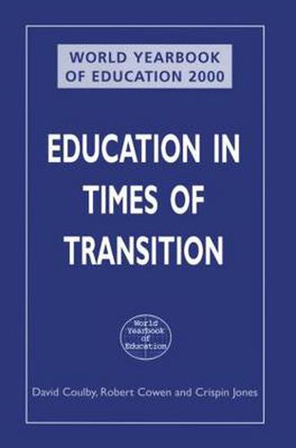Cover image for Education in Times of Transition: World Yearbook of Education 2000