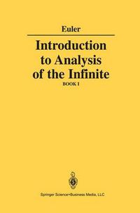 Cover image for Introduction to Analysis of the Infinite: Book I