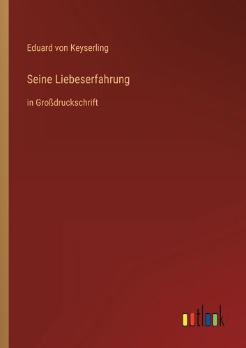 Cover image for Seine Liebeserfahrung
