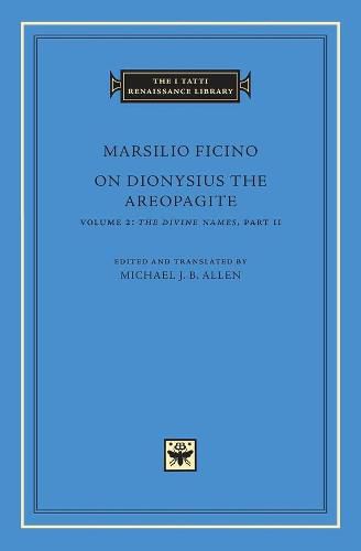 On Dionysius the Areopagite