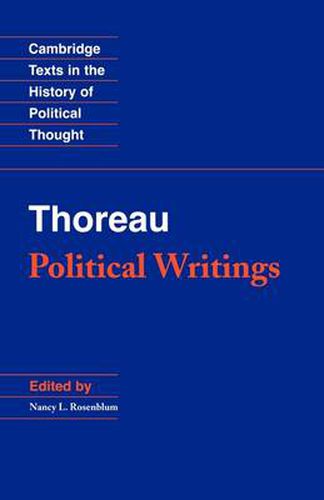 Cover image for Thoreau: Political Writings