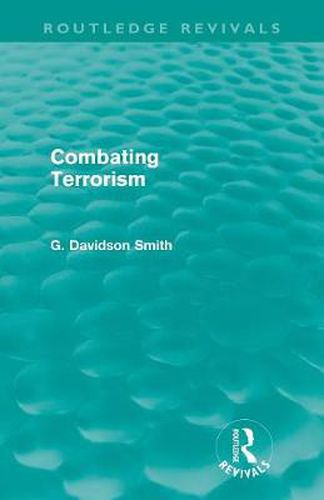 Cover image for Combating Terrorism (Routledge Revivals)