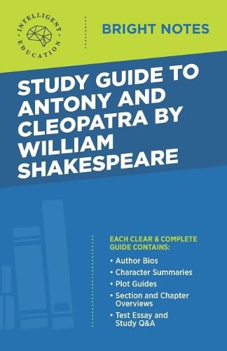 Cover image for Study Guide to Antony and Cleopatra by William Shakespeare