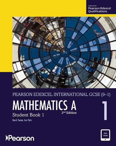 Cover image for Pearson Edexcel IG Mathematics A Student Book 1 w/code