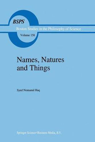 Cover image for Names, Natures and Things: The Alchemist Jabir ibn Hayyan and his Kitab al-Ahjar (Book of Stones)