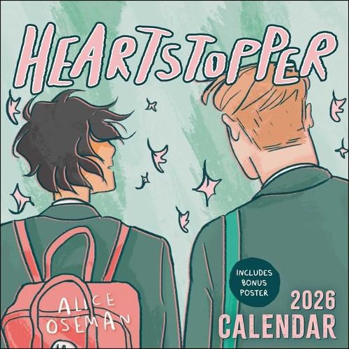 Cover image for Heartstopper 2026 Wall Calendar with Bonus Poster