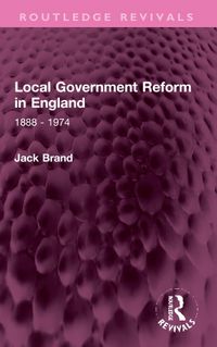 Cover image for Local Government Reform in England
