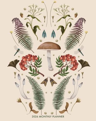 Cover image for Magic Mushroom 2026 7.5 X 9.5 Booklet Monthly Planner