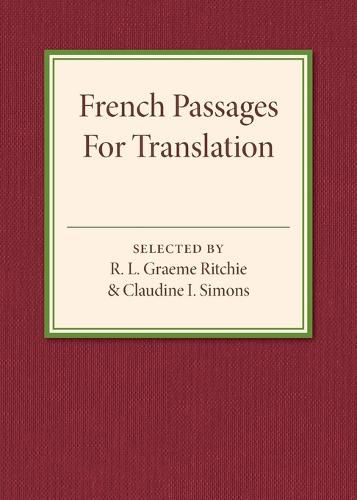 Cover image for French Passages for Translation