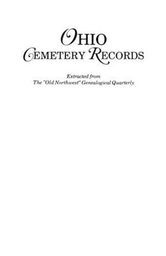 Cover image for Ohio Cemetery Records