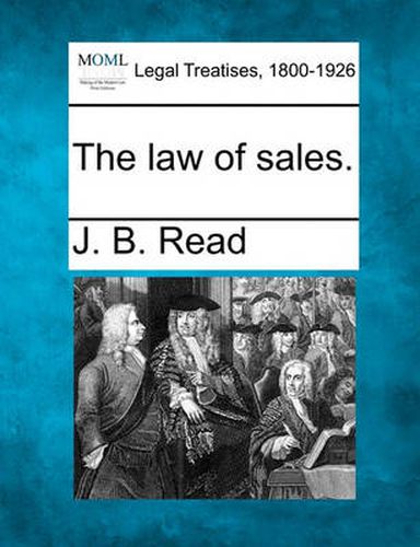 Cover image for The Law of Sales.