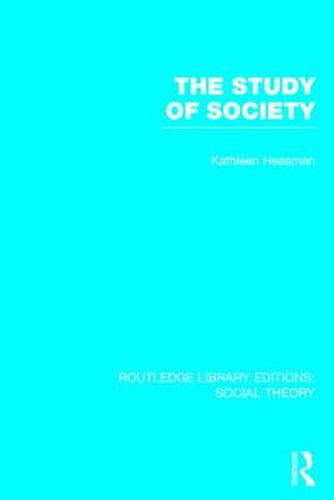 Cover image for The Study of Society