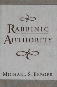 Cover image for Rabbinic Authority