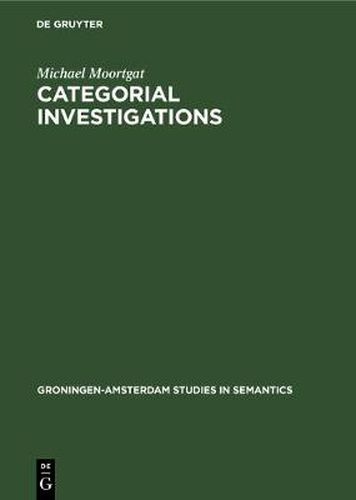 Categorial Investigations: Logical and Linguistic Aspects of the Lambek Calculus