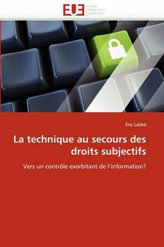 Cover image for La Technique Au Secours DES Droits Subjectifs