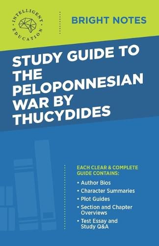 Cover image for Study Guide to The Peloponnesian War by Thucydides