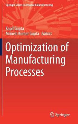 Cover image for Optimization of Manufacturing Processes