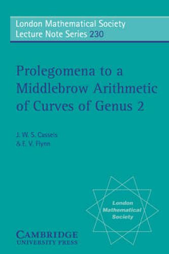 Cover image for Prolegomena to a Middlebrow Arithmetic of Curves of Genus 2