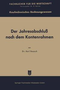 Cover image for Der Jahresabschluss Nach Dem Kontenrahmen Und Die DM-Eroeffnungsbilanz