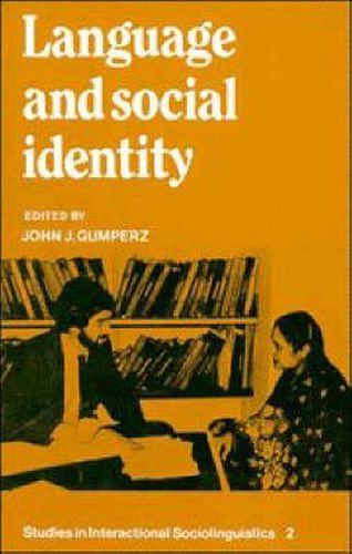 Cover image for Language and Social Identity