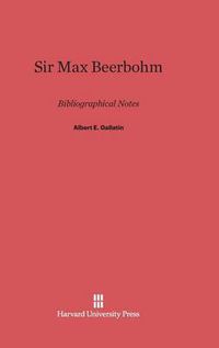 Cover image for Sir Max Beerbohm