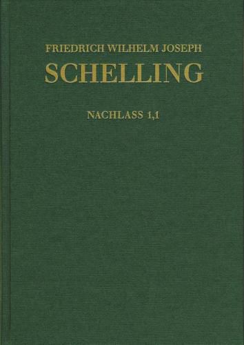 Cover image for Friedrich Wilhelm Joseph Schelling II 1,1: Fruhe Bebenhauser Arbeiten (1787-1791)