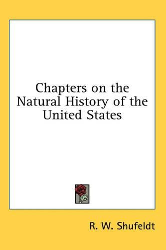 Cover image for Chapters on the Natural History of the United States