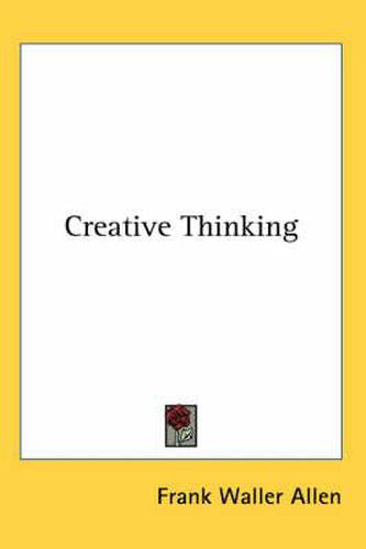 Cover image for Creative Thinking