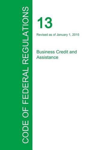 Cover image for Code of Federal Regulations Title 13, Volume 1, January 1, 2015