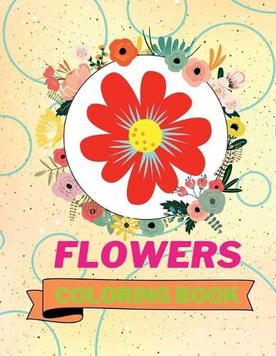 Cover image for Flowers Coloring Book