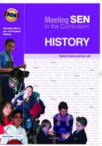 Cover image for Meeting SEN in the Curriculum: History