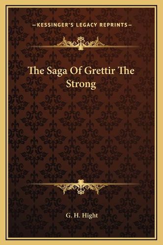 Cover image for The Saga of Grettir the Strong