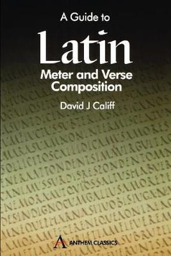 Cover image for A Guide to Latin Meter and Verse Composition