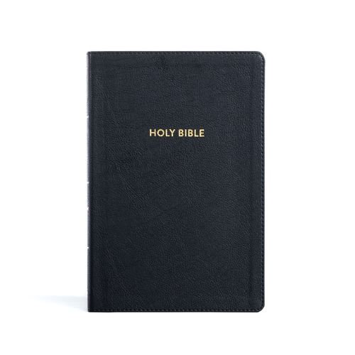 Cover image for KJV Rainbow Study Bible, Black LeatherTouch