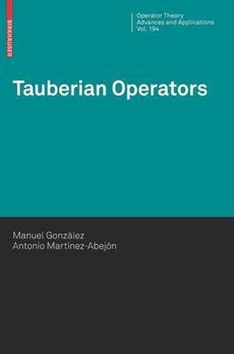 Cover image for Tauberian Operators