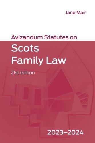 Cover image for Avizandum Statutes on Scots Family Law