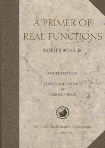 Cover image for A Primer of Real Functions